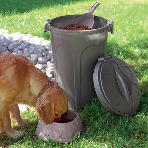 STEFANPLAST JERRY Food - pelēks konteiners 23L 37x32x46
