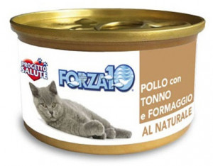 Forza10 - konservi kaķiem NATURAL vista ar tunci un sieru 12 x 75g