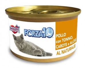 Forza10 - konservi kaķiem NATURAL vista ar tunci, burkāniem un alveju 12 x 75g