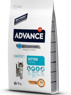 ADVANCE CAT KITTEN  sausā barība kaķiem  10kg