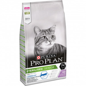 PRO PLAN STERILISED Cat SENIOR (LONGEVIS) 7+ sausā barība sterilizētiem kaķiem 400g