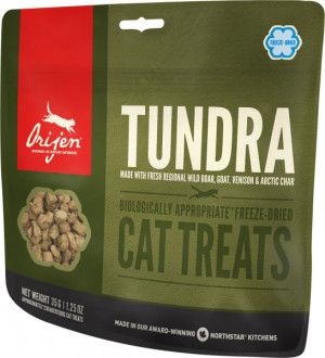 Orijen Cat Treats Tundra gardums kaķiem ar mežacūku, kazu, briedi 35g