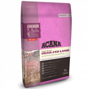 ACANA GRASS-FEED LAMB DOG - pieaugušiem suņiem ar jēra gaļu 17kg Cena norādīta par 1 gb. un ir spēkā pasūtot 2 gb.