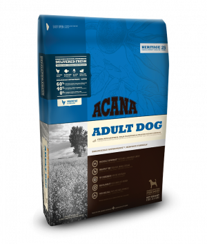 ACANA DOG ADULT bezgraudu sausā barība suņiem 17kg Cena norādīta par 1 gb. un ir spēkā pasūtot 2 gb.