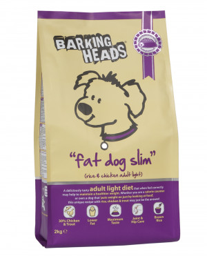 Barking Heads Fat Dog Slim (Adult Light with Rice and Chicken) 2 kg