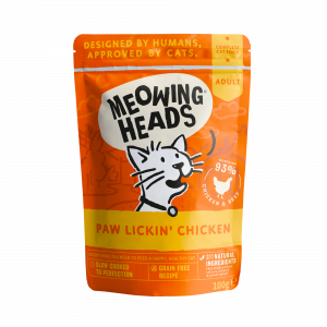 Meowing Heads PAW LICKIN’ CHICKEN WET 10 x 100g
