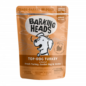 Barking Heads Top-Dog Turkey Wet - konservi suņiem 10 x 300g