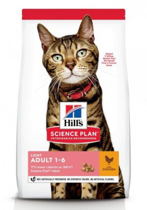 HILLS SP Hill's Science Plan LIGHT ADULT ar vistu 3kg