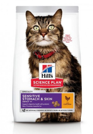 HILLS SP Hill's Science Plan ADULT SENSITIVE STOMACH & SKIN ar vistu 300g