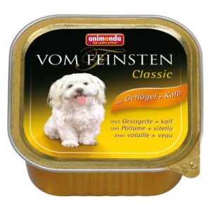 Animonda Classic konservi - putnu un teļa gaļa 150g