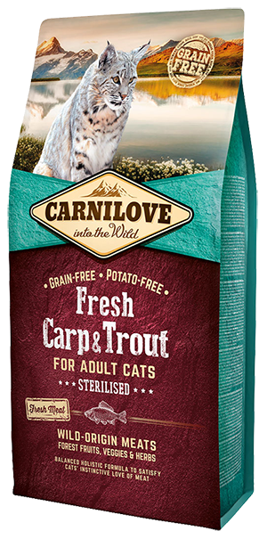Carnilove Fresh Carp & Trout Sterilised for Adult Cat 2kg