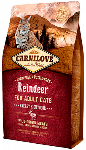 Carnilove Cat Reindeer Adult Energy & Outdoor 2kg