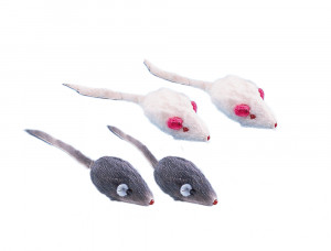 NOBBY kaķu rotaļlieta pele ar grabuli