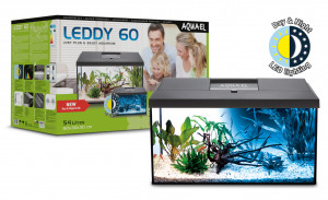 Akvārijs Aquael Leddy Set Day & Night 40 Melns 25L
