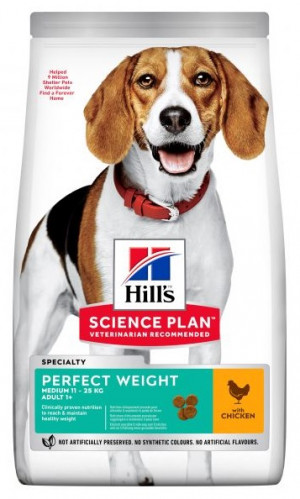 HILLS SP Hill's Science Plan™ MEDIUM ADULT PERFECT WEIGHT ar vistu 2kg
