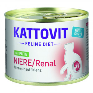 Kattovit Niere / Renal ar tītaru 12 x 185g