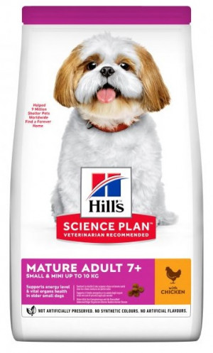 HILLS SP Hill's Science Plan™ MATURE ADULT 7+ SMALL&MINI ar vistu 1.5kg