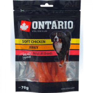 ONTARIO Soft Chicken Jerky Mīkstie vistas gabaliņi 70g