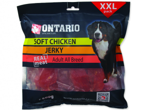 ONTARIO Soft Chicken Jerky Mīkstie vistas gabaliņi 500g