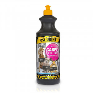 CSI URINE® Multi-Pet Carpet Penetrator Dzīvnieku urīna traipu un smakas noņēmējs paklājiem 1L