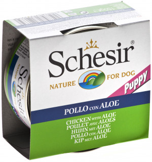 Schesir Puppy Chicken & Aloe 150g