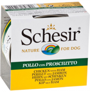 Schesir Dog Chicken & Ham 150g