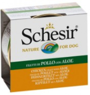 Schesir Dog Chicken & Aloe 150g