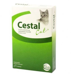 Cestal Cat Flavour tabletes kaķu attārpošanai N1