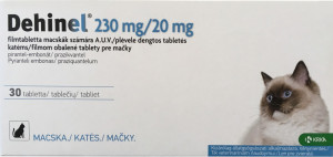 DEHINEL CAT 230MG/20MG  attārpošanas līdzeklis kaķiem N1