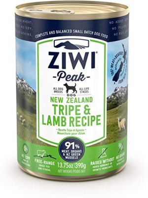 ZIWI PEAK Wet Tripe & Lamb Recipe for Dogs 390g