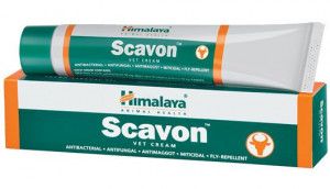 HIMALAYA SCAVON VET CREAM 50g antiseptiska, antibakteriāla ziede