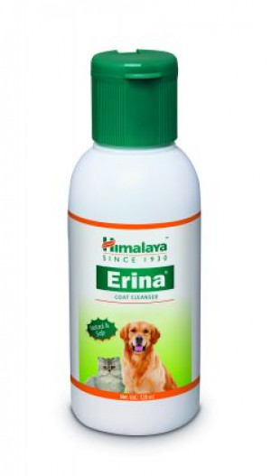 HIMALAYA ERINA COAT CLEANSER - dziļi attīrošais šampūns dzīvniekiem 120ml