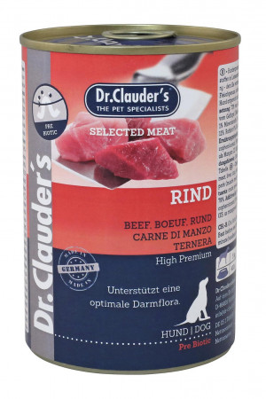 Dr.Clauder's PreBiotic Selected Meat BEEF 6 x 400g