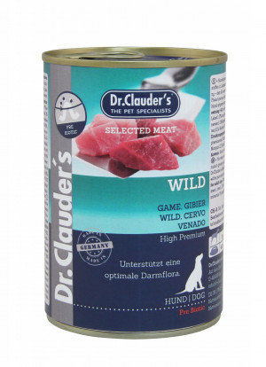 Dr.Clauder's PreBiotic Selected Meat WILD 6 x 400g