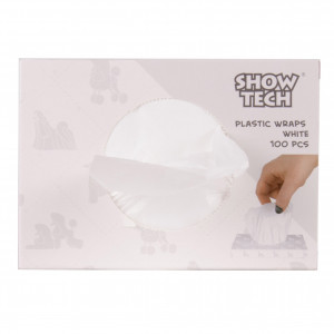 ShowTech Plastic Wraps White (15x30cm) 100gab Baltas ietinamās plēves