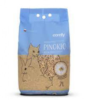 COMFY Pinokio Premium Camomille - absorbējošas granulas dzīvnieku tualetēm 7L