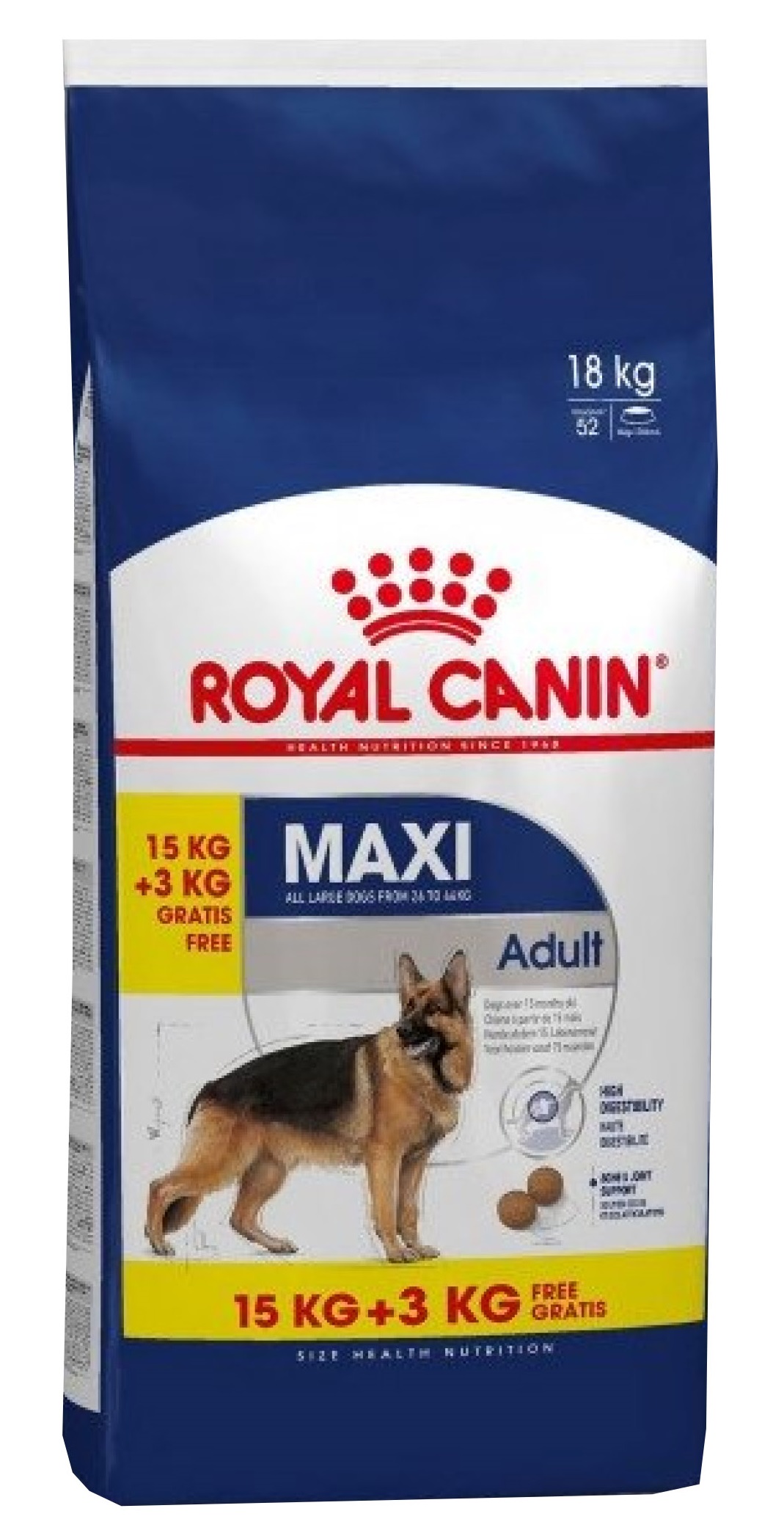 Royal Canin SHN Maxi Adult 15 kg + 3kg