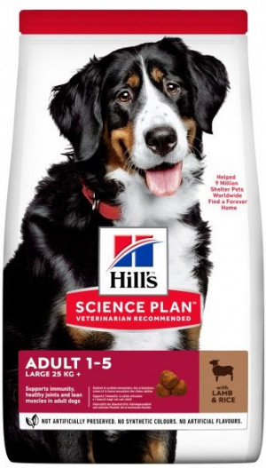 HILLS SP Hill's Science Plan™ ADULT LARGE BREED Lamb & Rice  ar jēru un rīsiem 14kg