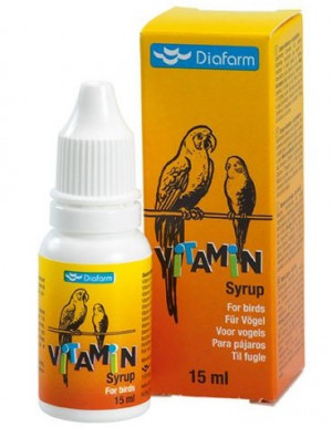 Diafarm VITAMIN SYRUP  FOR BIRDS putniem  15ml