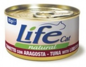 LIFE CAT TUNA with LOBSTER - konservi kaķiem 6 x 85g