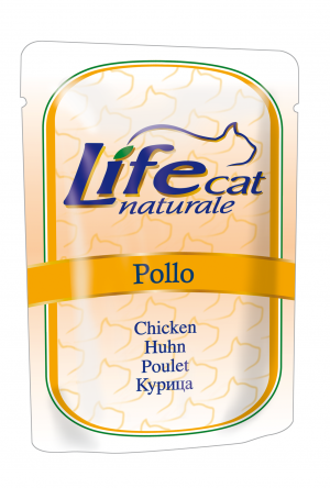 LIFE CAT Naturale Pouch CHICKEN FILLETS - konservi kaķiem 6 x 70g