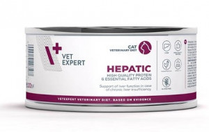 4T Veterinary Diet Cat Hepatic  kārbā 6 x 100g