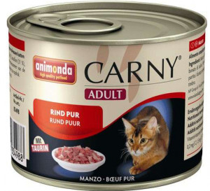 Animonda Carny Adult konservi kaķiem - liellops 6 x 200g