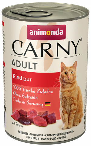 Animonda Carny Adult konservi kaķiem - liellops 6 x 400g