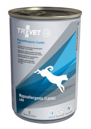 TROVET Hypoallergenic Dog /LRD with Lamb - konservi suņiem 6 x 400g