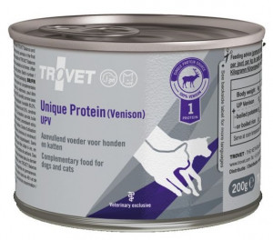 TROVET Unique Protein Dog, Cat /UPV - konservi suņiem un kaķiem 200g