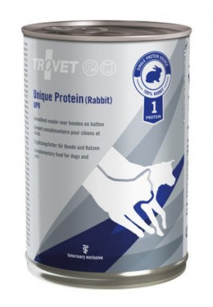 TROVET Unique Protein Dog, Cat /UPR - konservi suņiem un kaķiem 6 x 400g