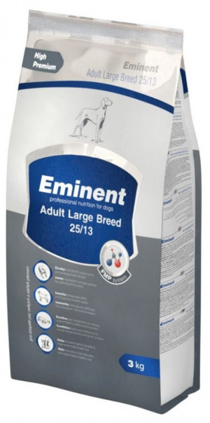 EMINENT High Premium Adult Large Breed - sausā barība suņiem 3kg