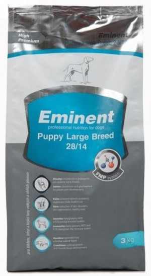 EMINENT High Premium Puppy Large Breed - sausā barība kucēniem 3kg