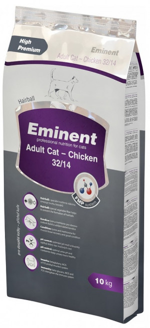 EMINENT High Premium Adult Cat with Chicken - sausā barība kaķiem 10kg